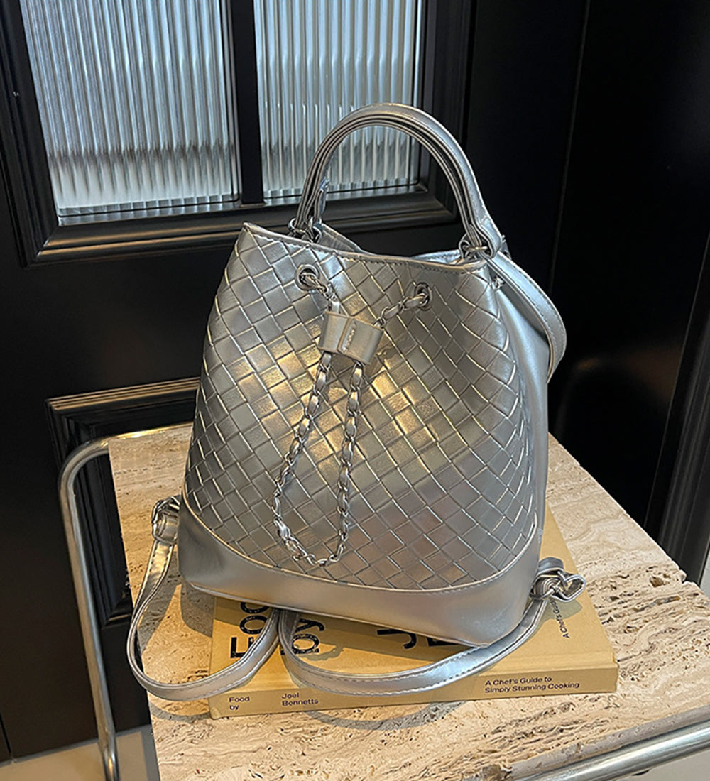 Women Textured Bucket Sling Bag
