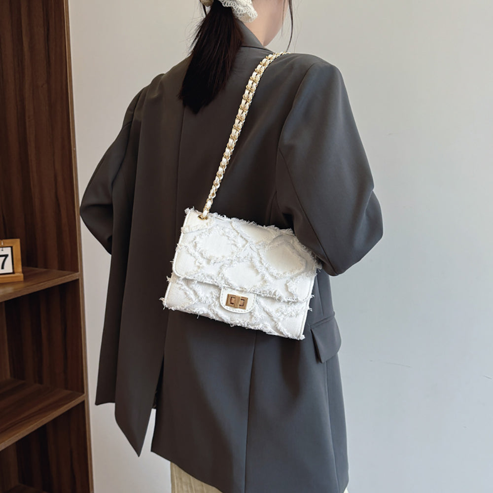 Women Textured Swagger Sling Bag
