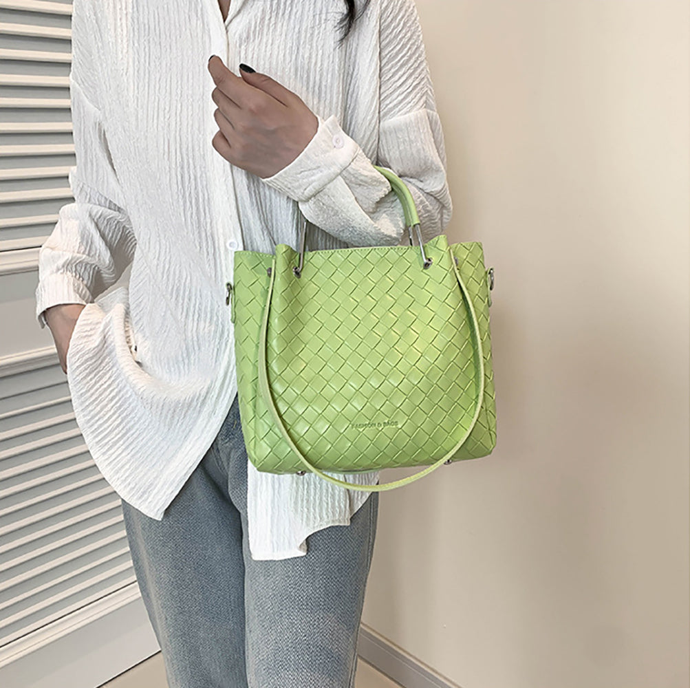 PU Bucket Satchel