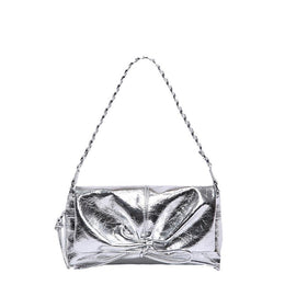 Women Solid Bowling Sling Bag