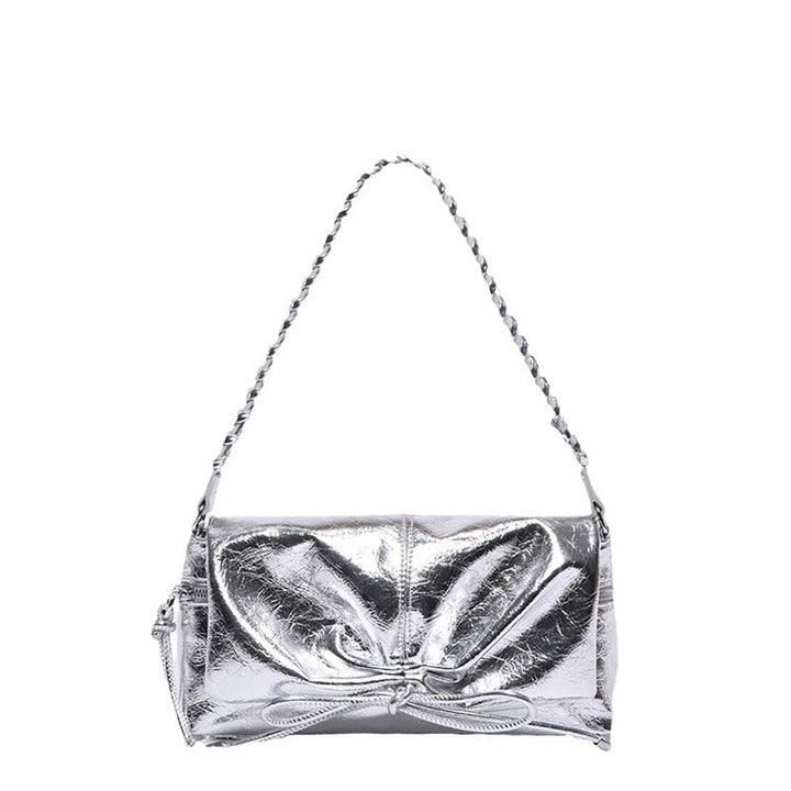 Women Solid Bowling Sling Bag