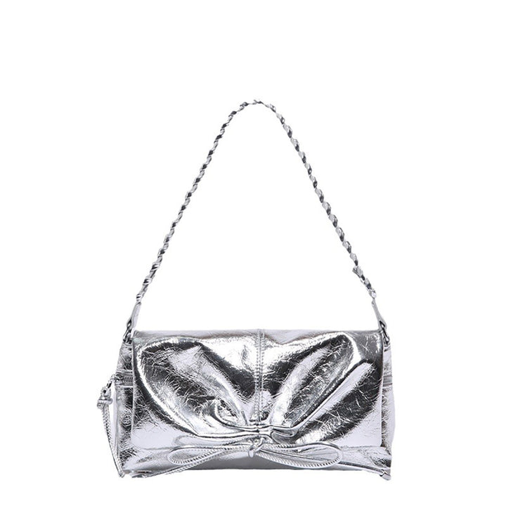 Women Solid Bowling Sling Bag