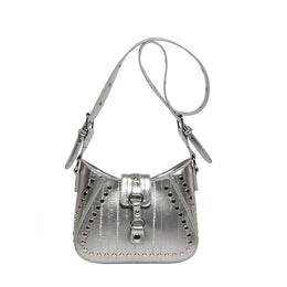 Women Striped Structured Sling Bag