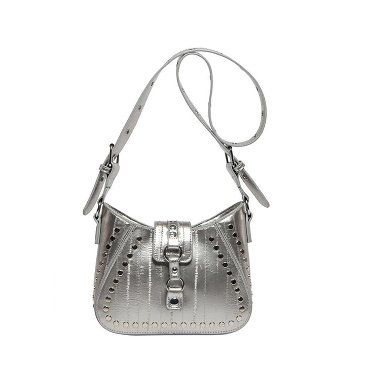 Women Striped Structured Sling Bag