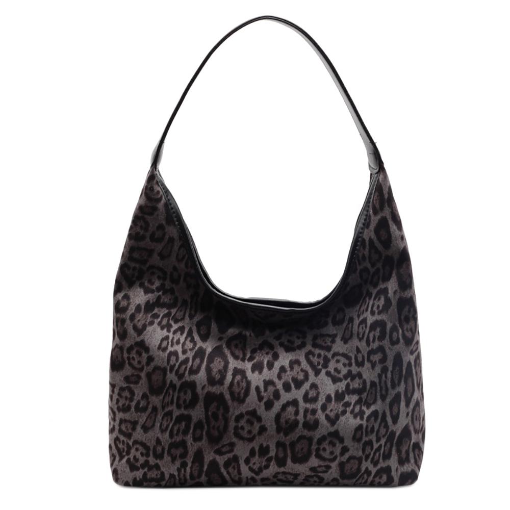 Black Printed One Handle Shoulder Bag