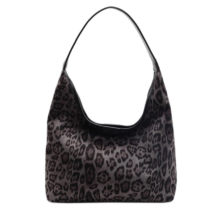 Black Printed One Handle Shoulder Bag