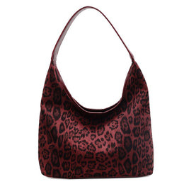 Maroon Printed One Handle Shoulder Bag