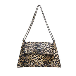 Yellow Printed One Handle Shoulder Bag