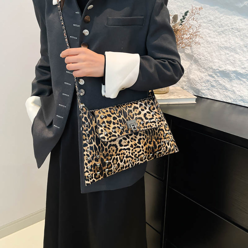 Yellow Printed One Handle Shoulder Bag