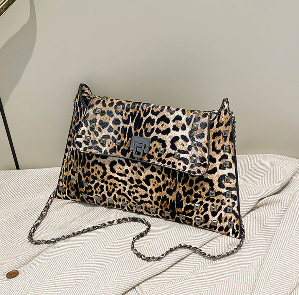 Yellow Printed One Handle Shoulder Bag