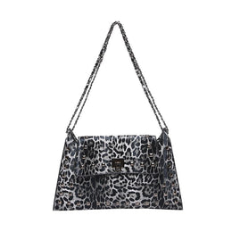 Black Printed One Handle Shoulder Bag