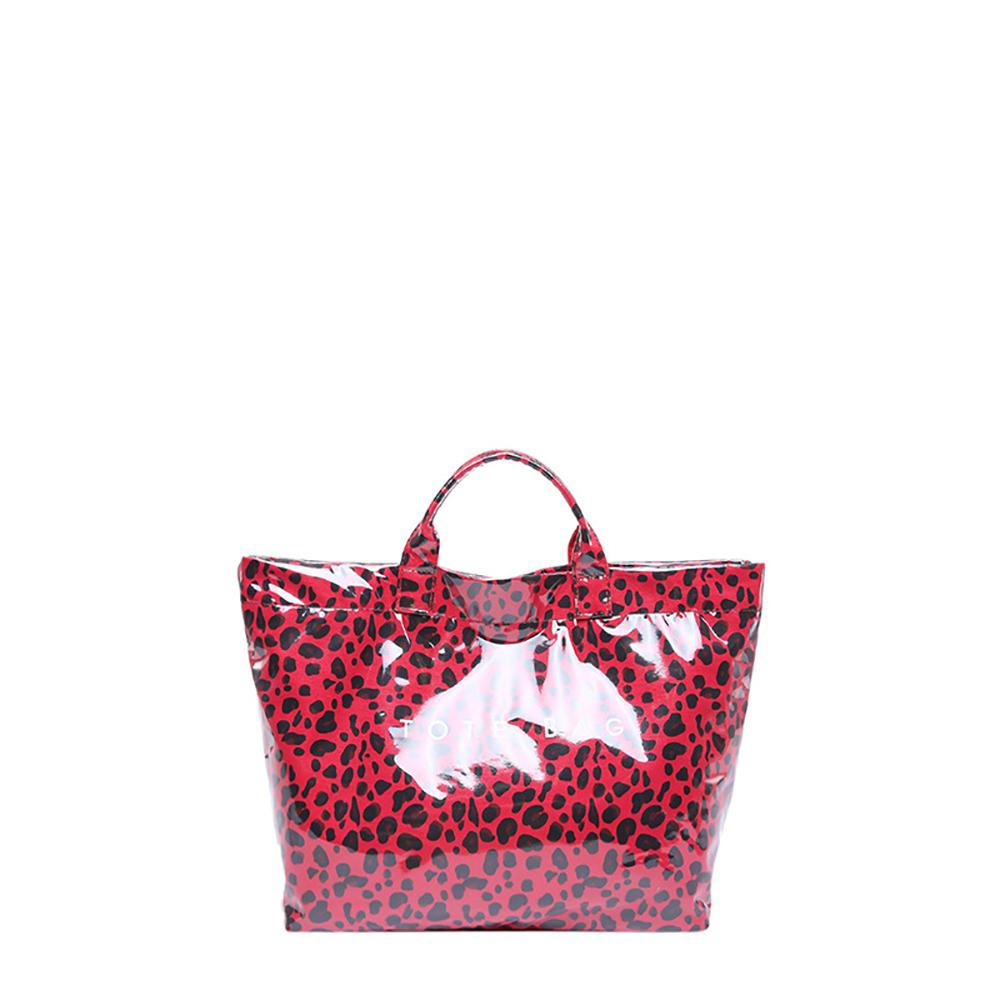 Red Printed One Handle Handheld Bag