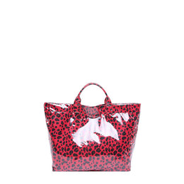Red Printed One Handle Handheld Bag