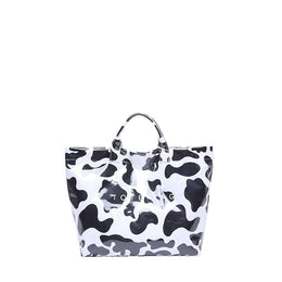 Black Printed One Handle Handheld Bag