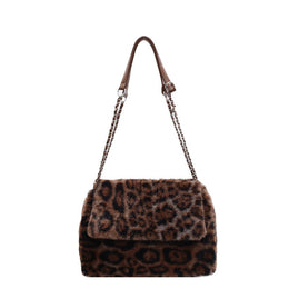 Brown Printed One Handle Sling Bag