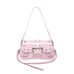 Pink Solid One Handle Sling Bag