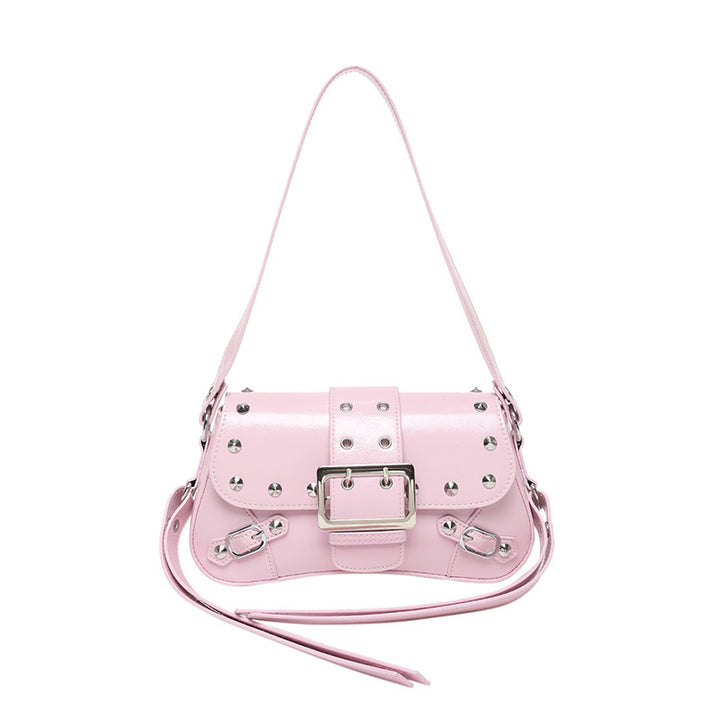 Pink Solid One Handle Sling Bag