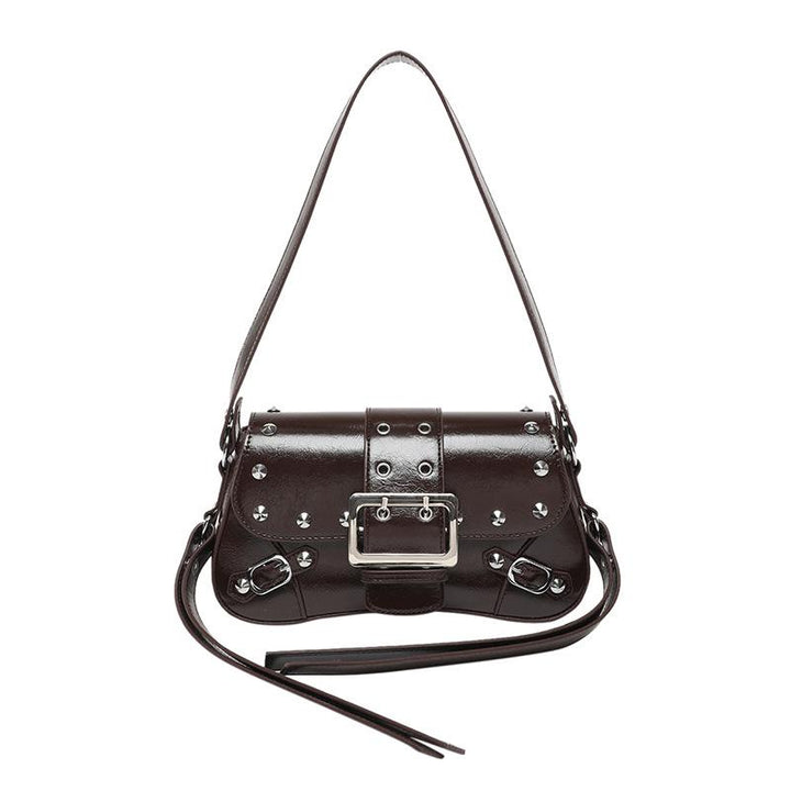 Coffee Solid One Handle Sling Bag