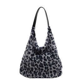 Black Printed One Handle Tote Bag