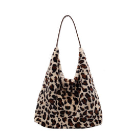 Khaki Printed One Handle Tote Bag