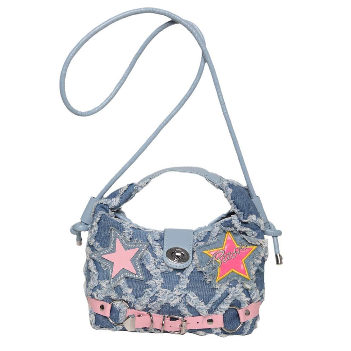 Women Textured Bowling Satchel Bag