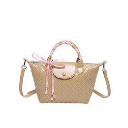 Women Textured Swagger Satchel Bag