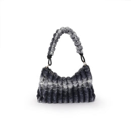 Blue Solid One Handle Shoulder Bag