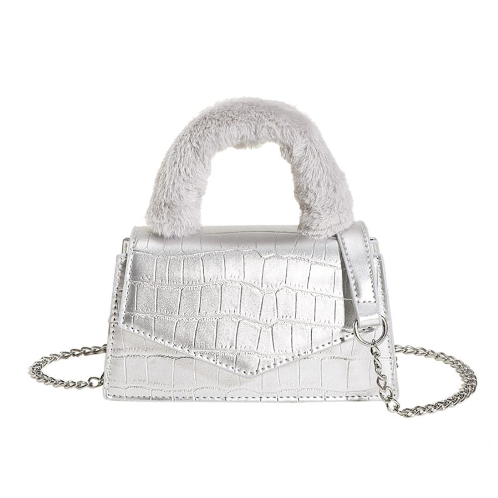 Women Textured Structured Handheld Bag
