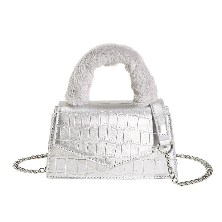 Women Textured Structured Handheld Bag