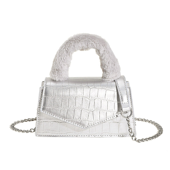Women Textured Structured Handheld Bag