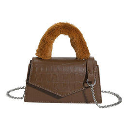Women Textured Structured Handheld Bag