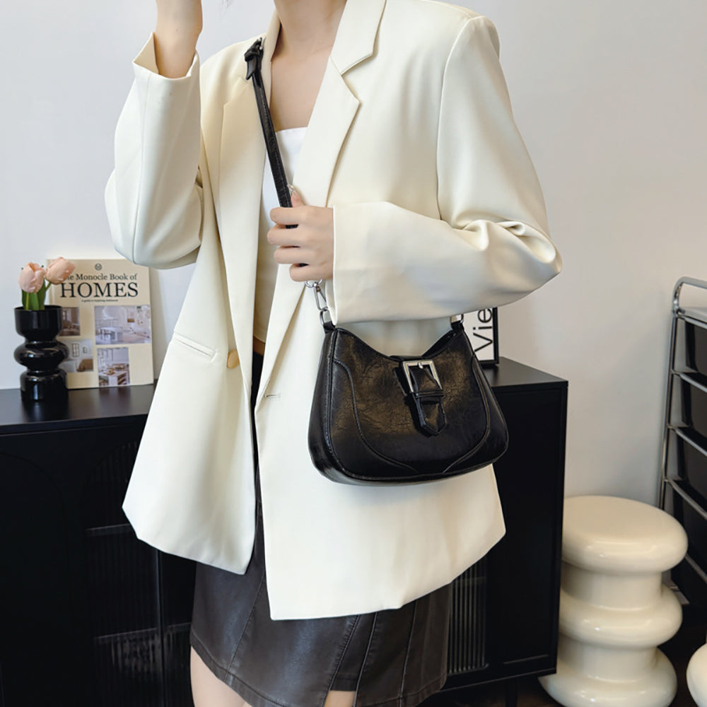 Women Textured Structured Sling Bag