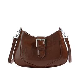 Women Textured Half Moon Sling Bag