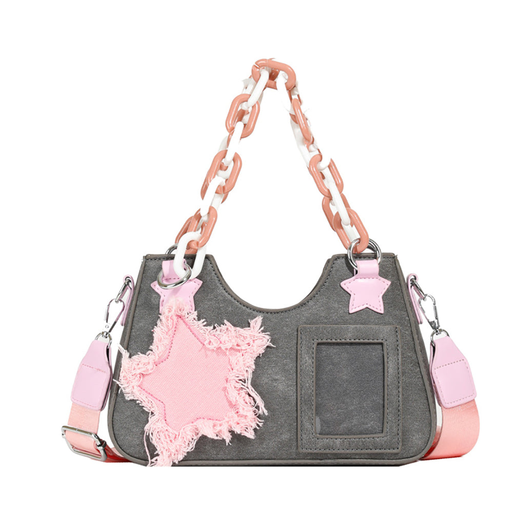 Women Textured Structured Shoulder Bag