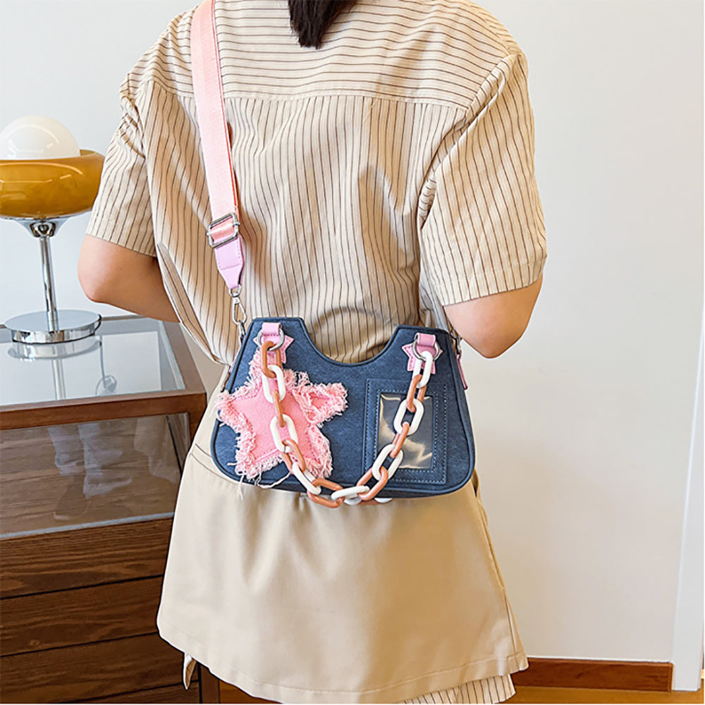 Women Printed Structured Sling Bag