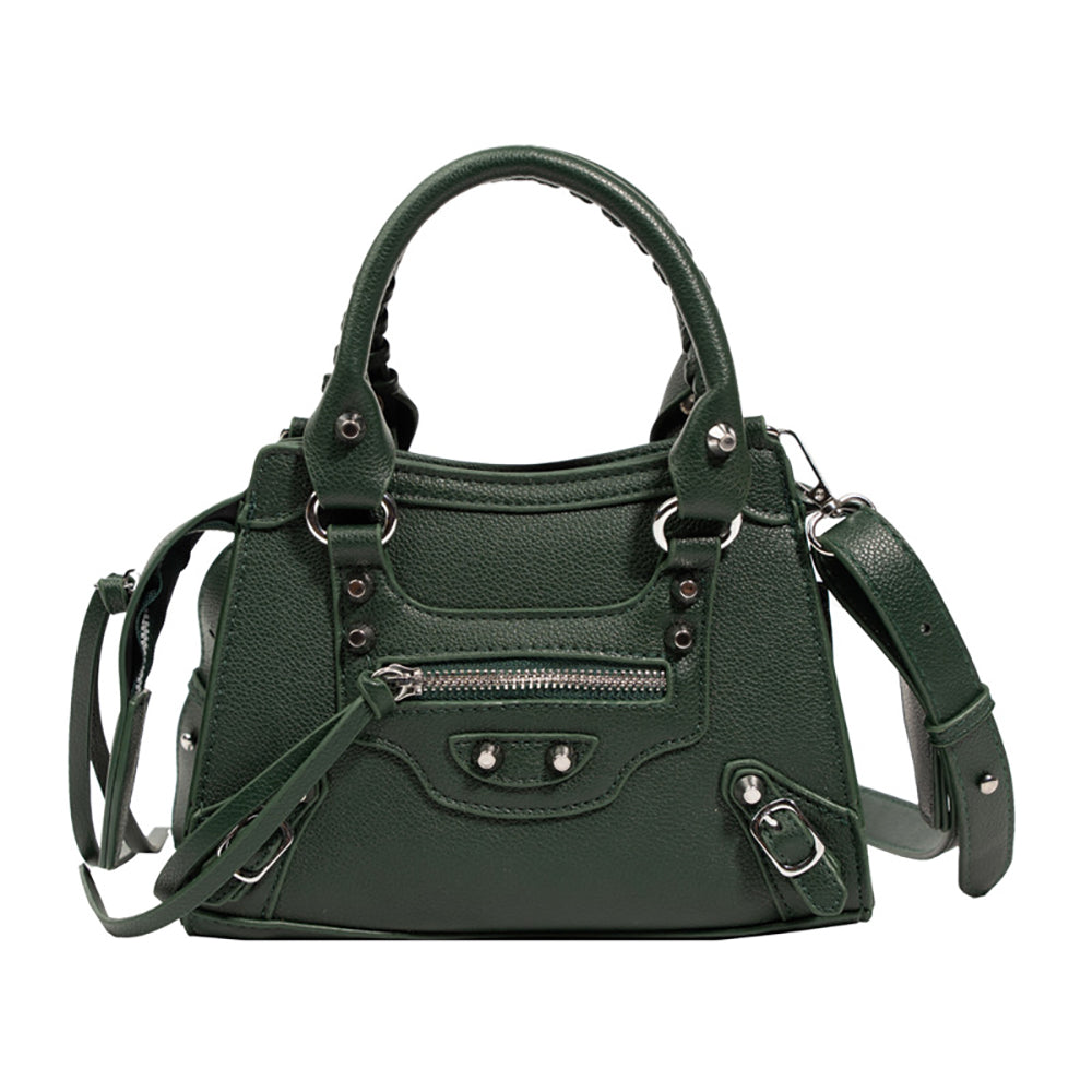 Women Textured Swagger Satchel Bag
