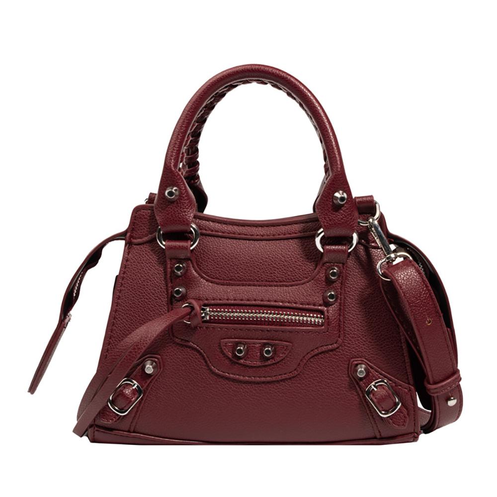 Women Textured Structured Satchel Bag