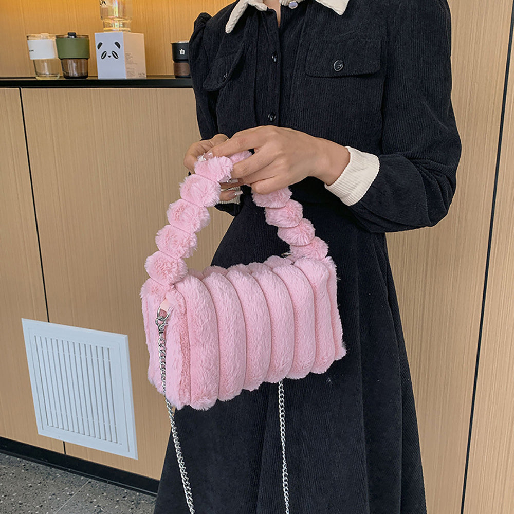 Women Self Design Bowling Sling Bag