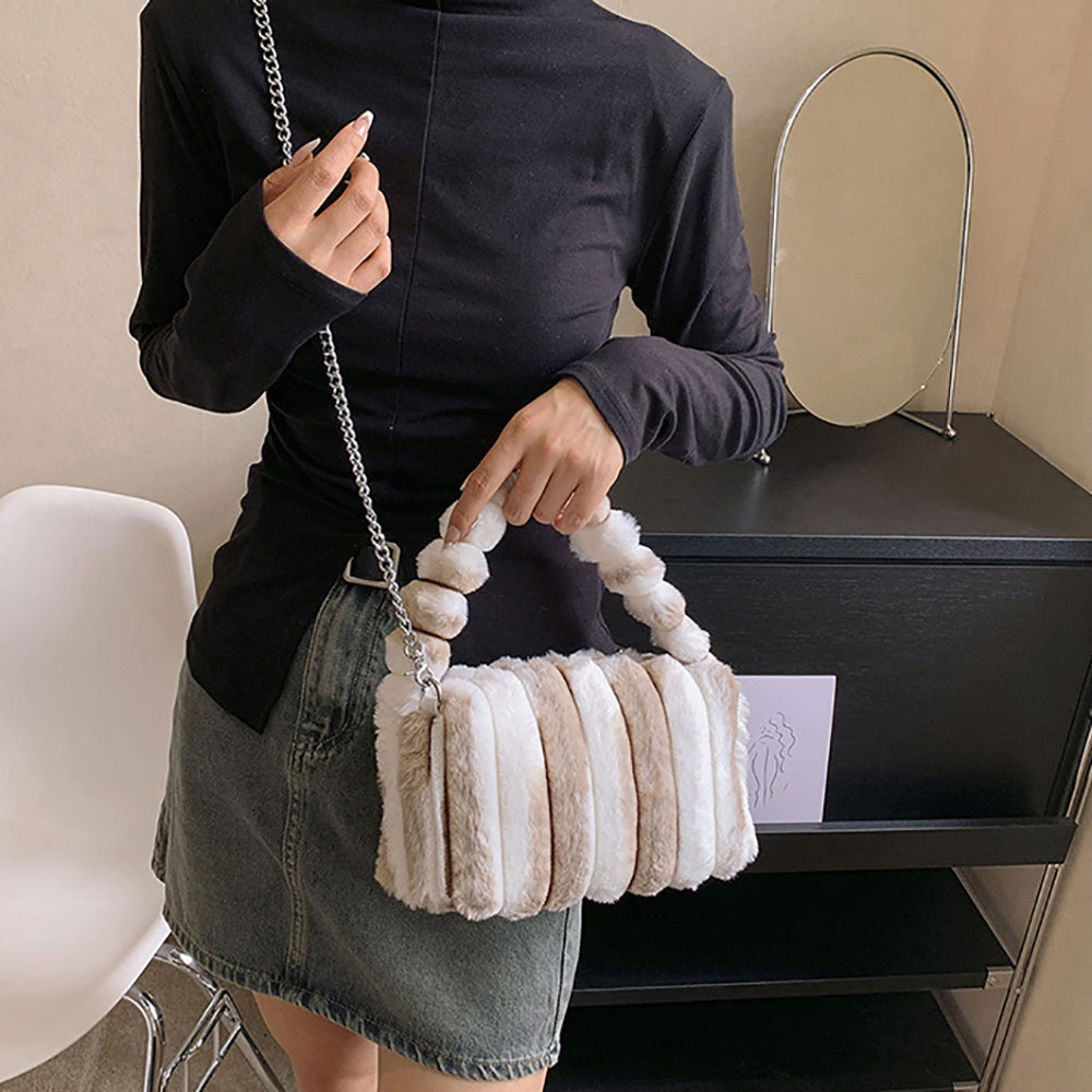 Women Self Design Structured Satchel Bag