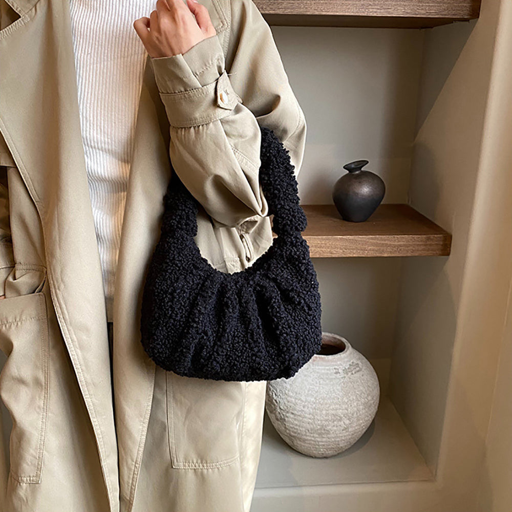 Women Textured Structured Handheld Bag