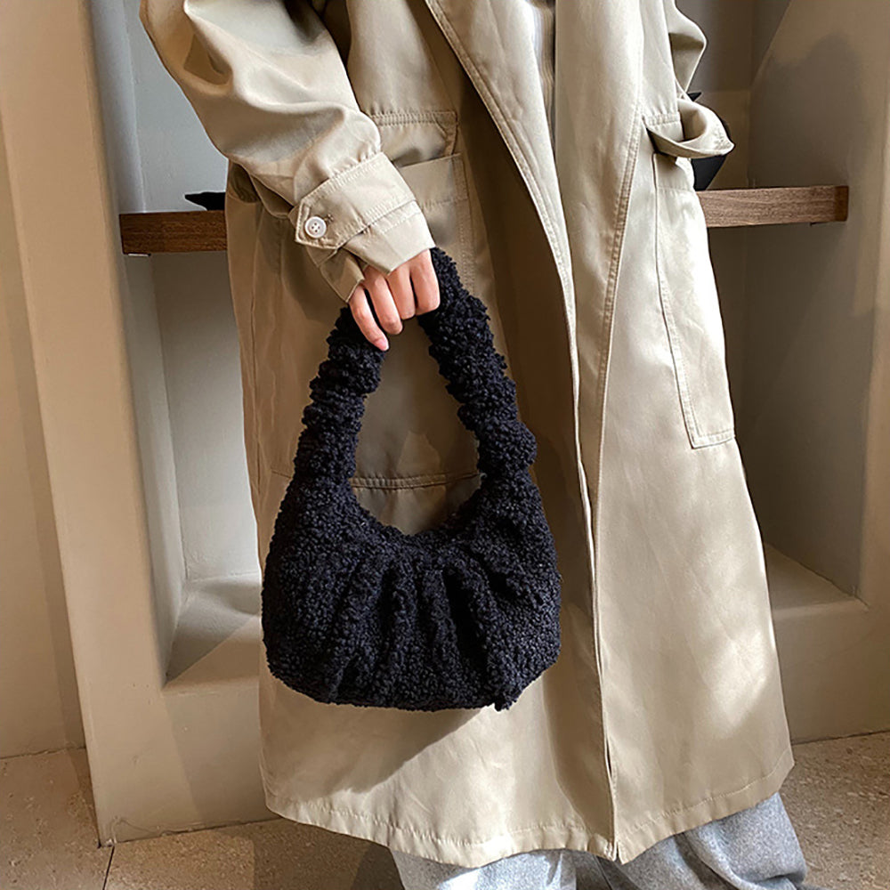 Women Textured Structured Handheld Bag