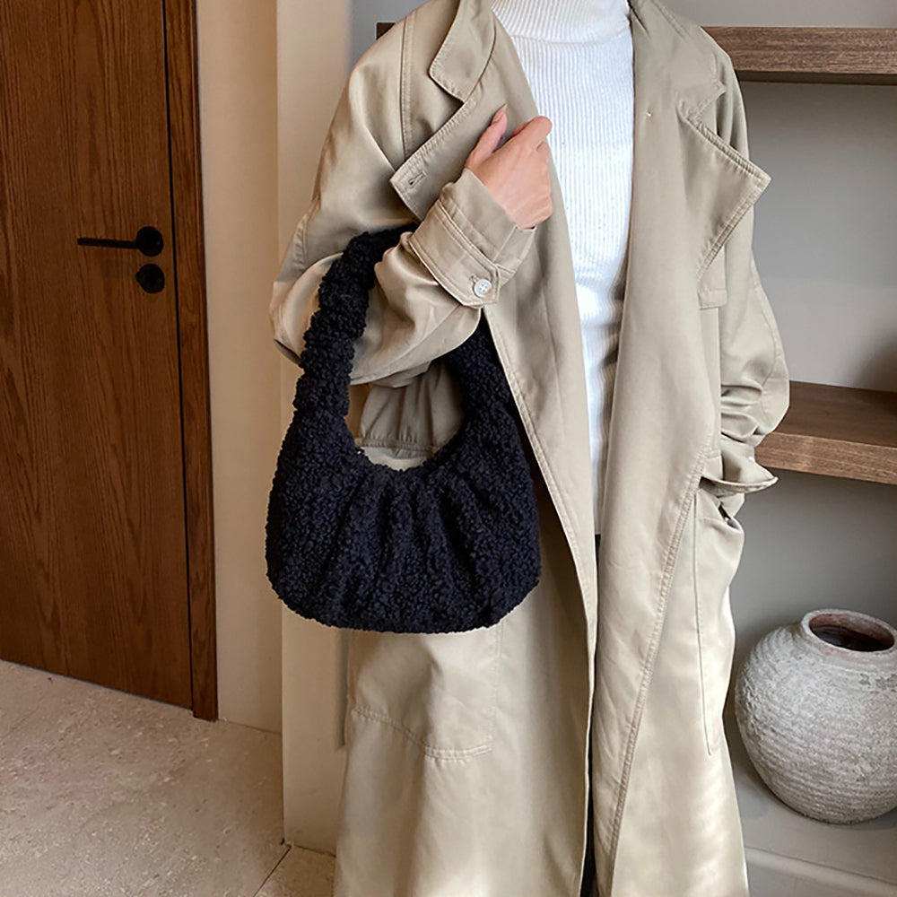 Women Textured Structured Handheld Bag