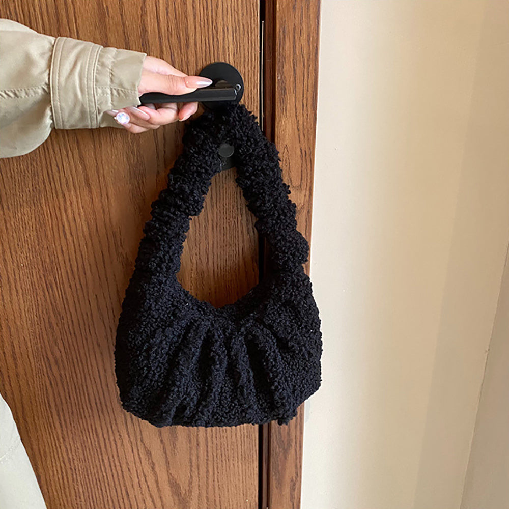 Women Textured Structured Handheld Bag