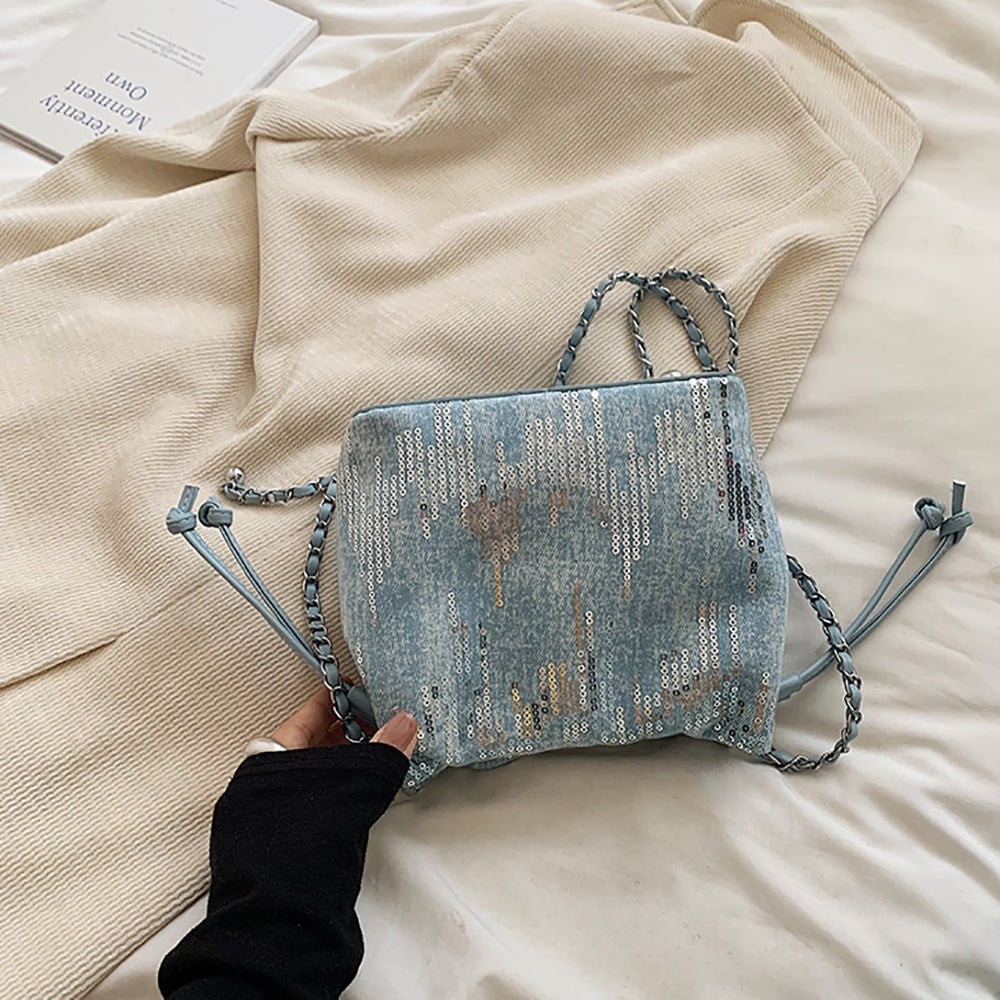 Women Embellished Bucket Sling Bag