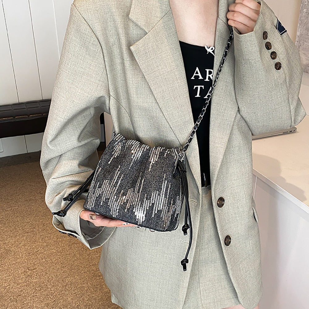Women Embellished Structured Sling Bag