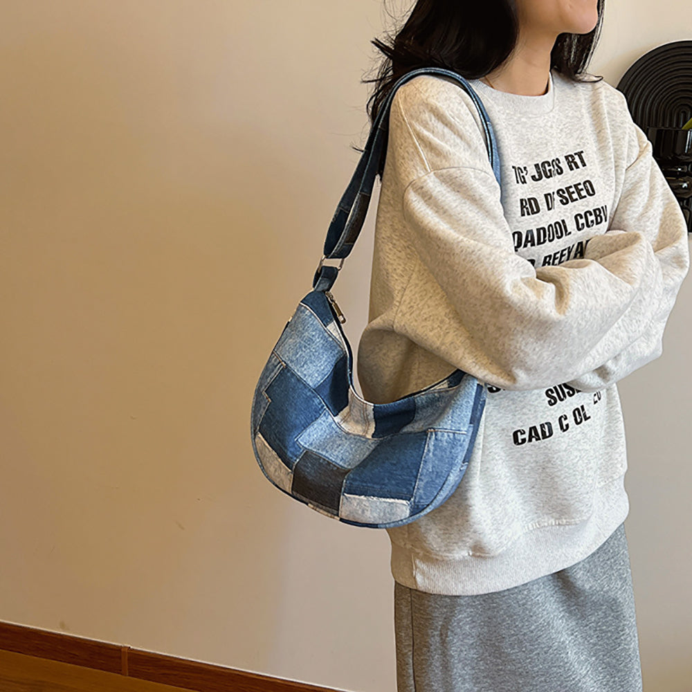 Women Checked Shopper Shoulder Bag
