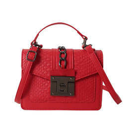 Women Textured Swagger Satchel Bag