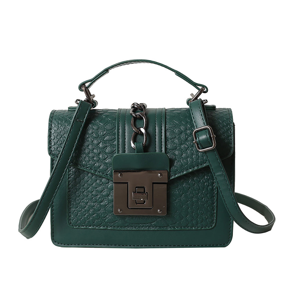 Women Textured Structured Satchel Bag