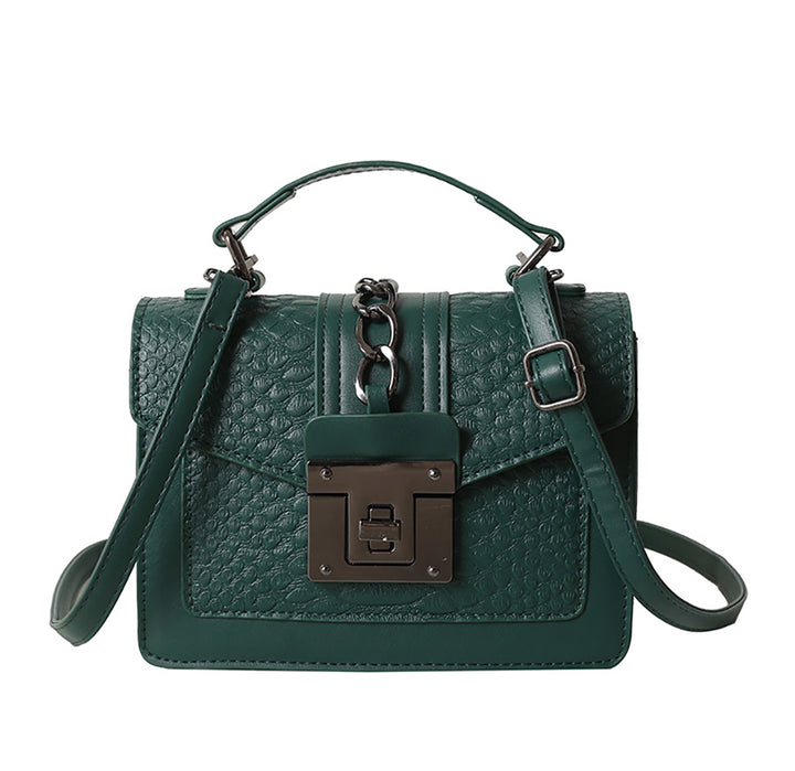Women Textured Structured Satchel Bag