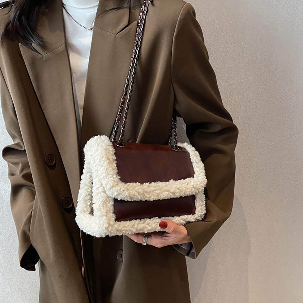 Maroon Solid One Handle Shoulder Bag